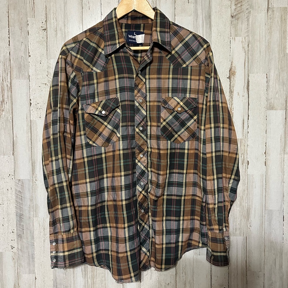 Men’s Large Wrangler Pearl Snap